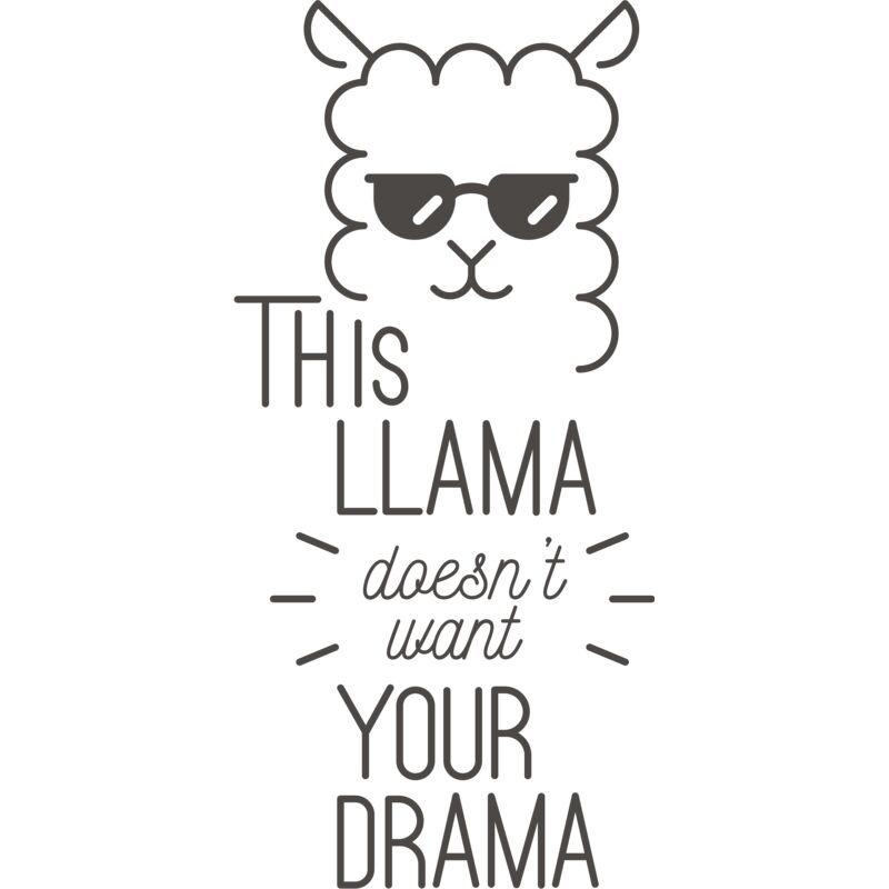 This Llama Doesn't Want Your Drama Thumbnail